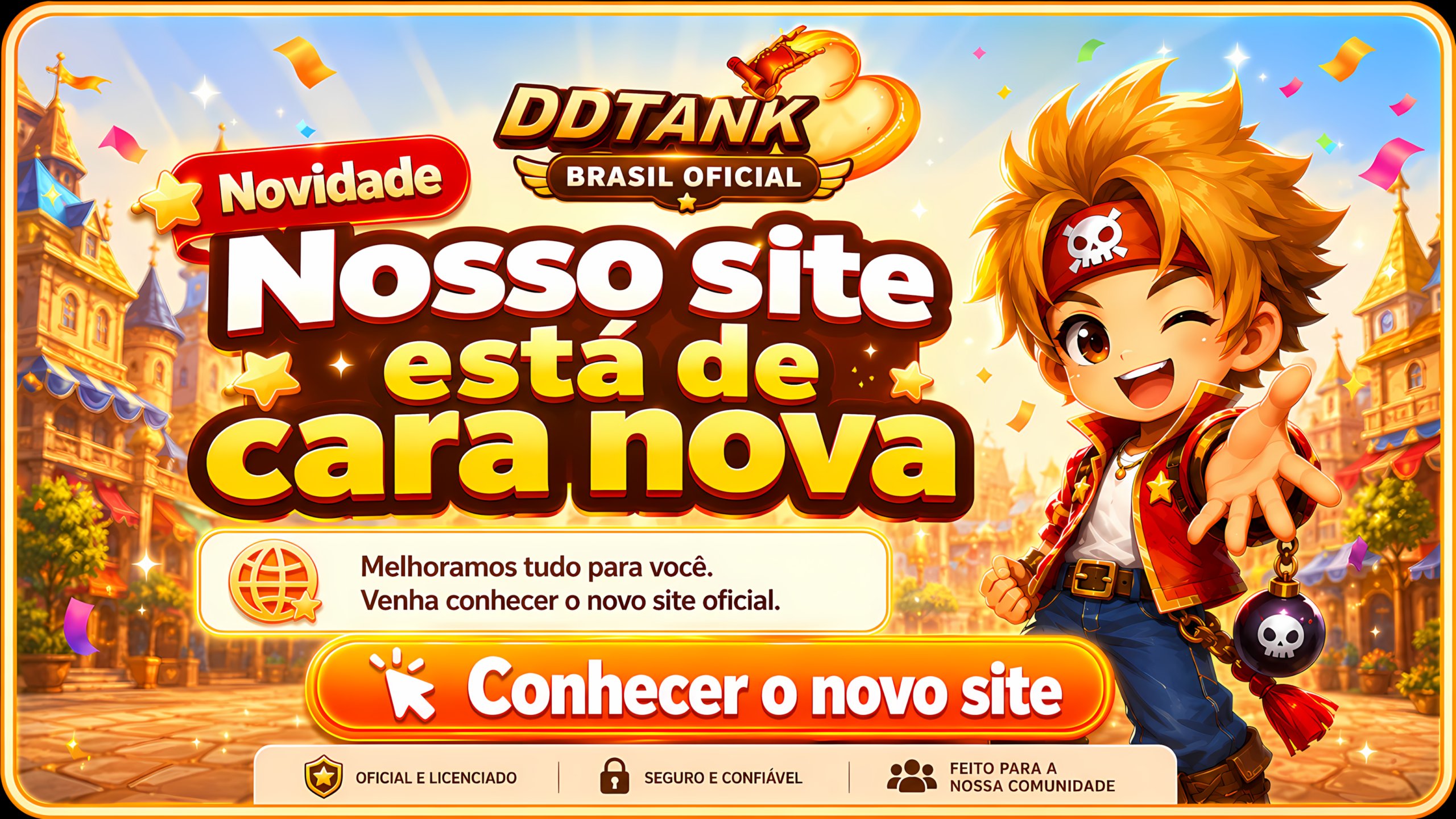 Boas vindas à nova casa!