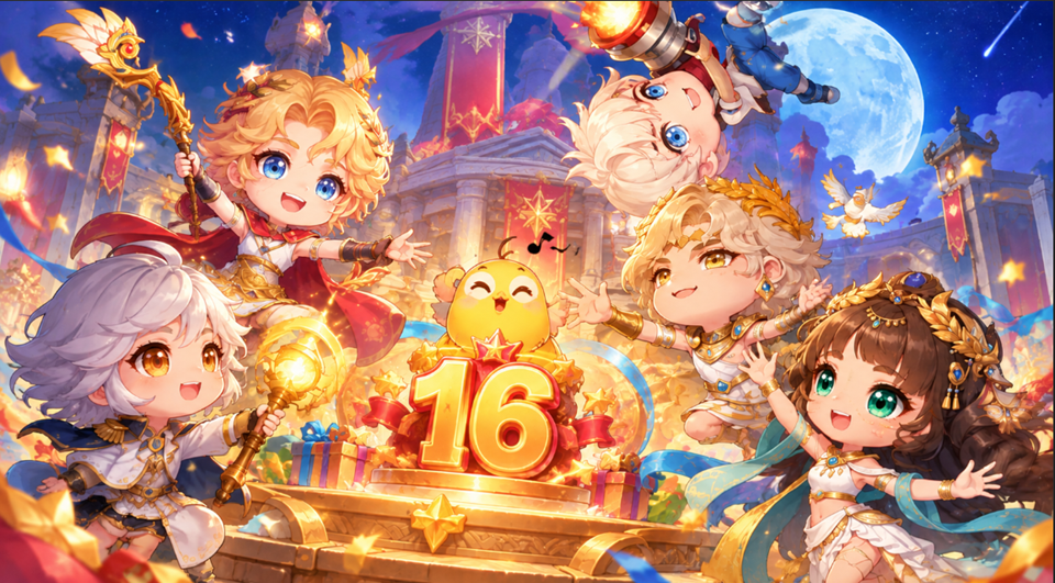 Prévia dos itens do aniversário!
